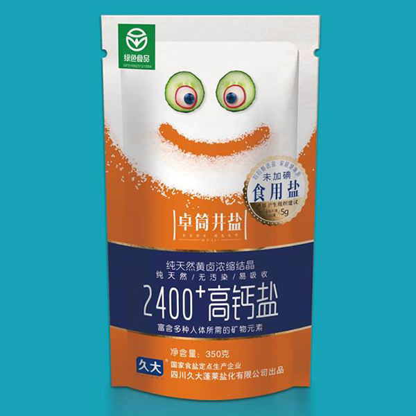 卓筒井盐2400+高钙盐未加碘盐（黄瓜笑颜）